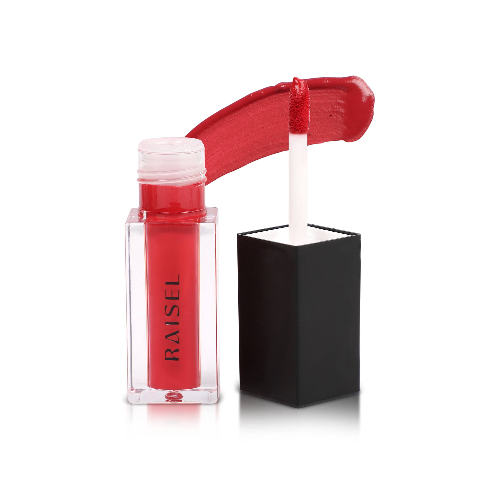 Raisel Liquid Matte Lipstick Waterproof Hot Pie 55 Smudge Proof 12 Hours Stays Lip Color with Smooth Tip, Nourishing, Hydration and Moisturising on Your Lips (4.5-ML) For Women and Girls