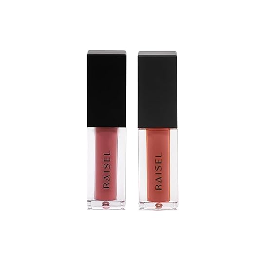 Raisel Liquid Matte Lipstick Waterproof Pack of 2 - Smudge Proof 12 Hours Stays Lip Color with Smooth Tip, Nourishing, Hydration and Moisturising on Your Lips for Women and Girls (9-ML)