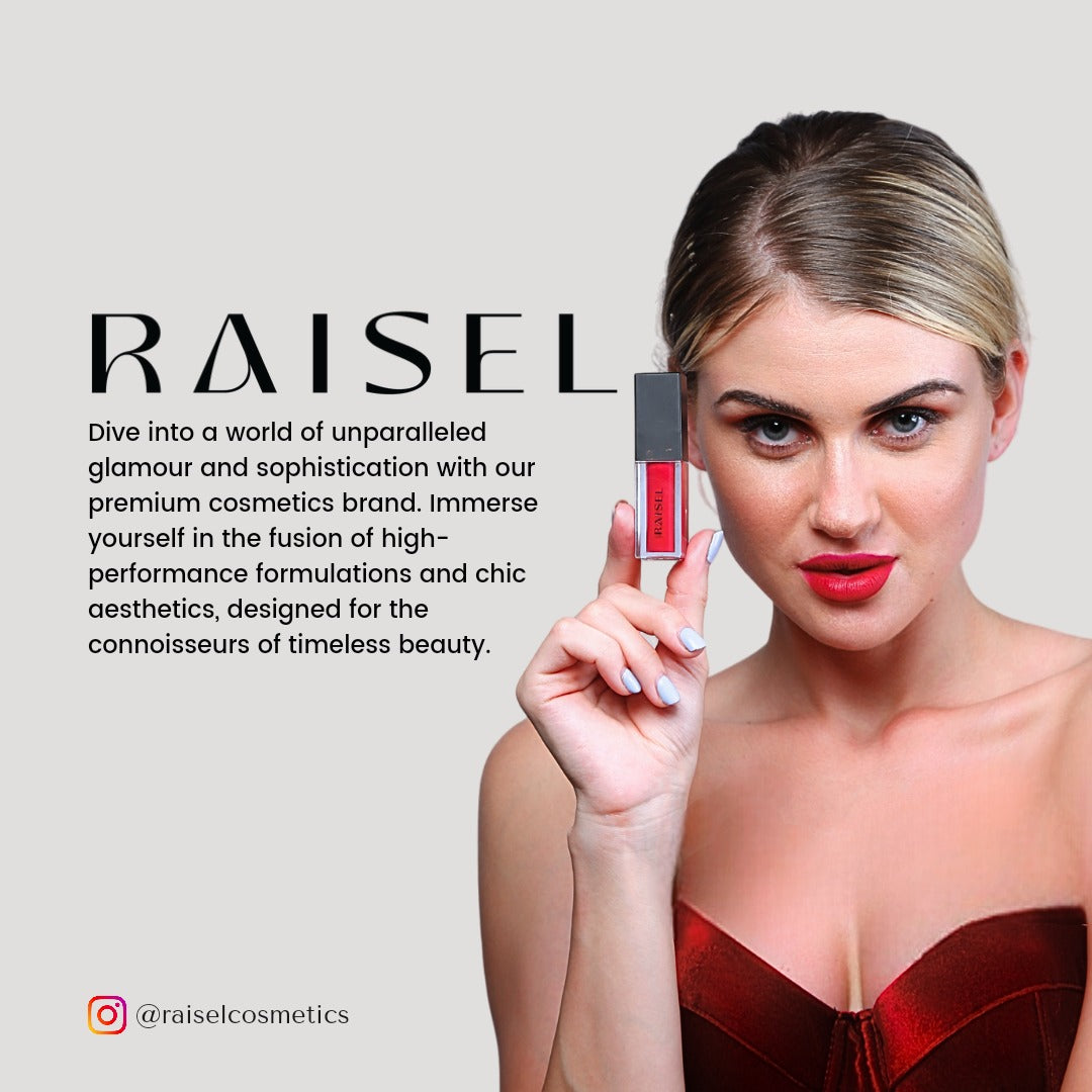 Raisel Liquid Matte Lipstick Waterproof Red Alert 11 Smudge Proof 12 Hours Stays Lip Color with Smooth Tip, Nourishing, Hydration, and Moisturising on Your Lips (4.5-ML) For Women and Girls