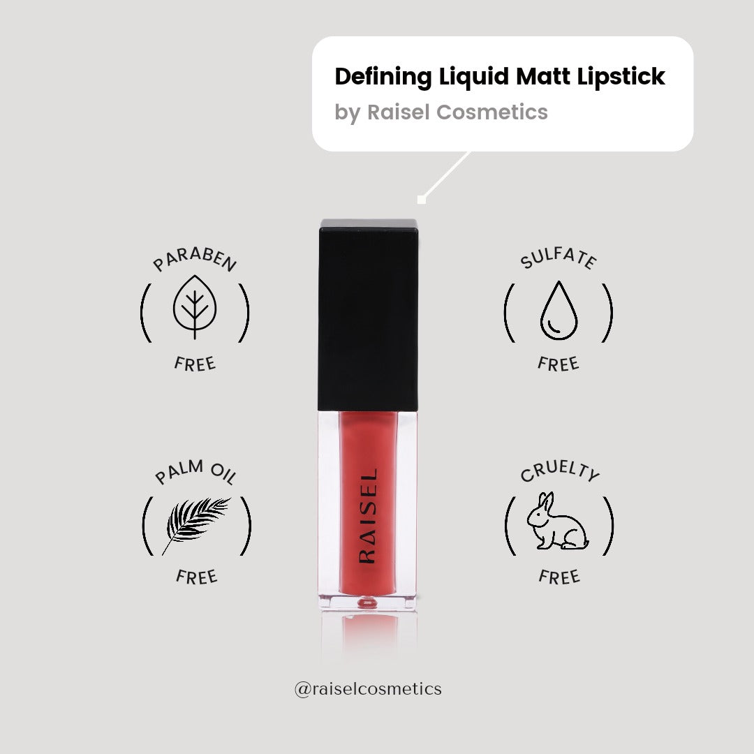 Raisel Liquid Matte Lipstick Waterproof Truly Yours 66 Smudge Proof 12 Hours Stays Lip Color with Smooth Tip, Nourishing, Hydration and Moisturising on Your Lips (4.5-ML)